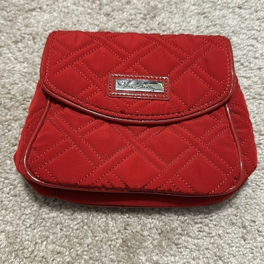 Vera Bradley Chain Strap Red Mini Quilted Crossbody NWT